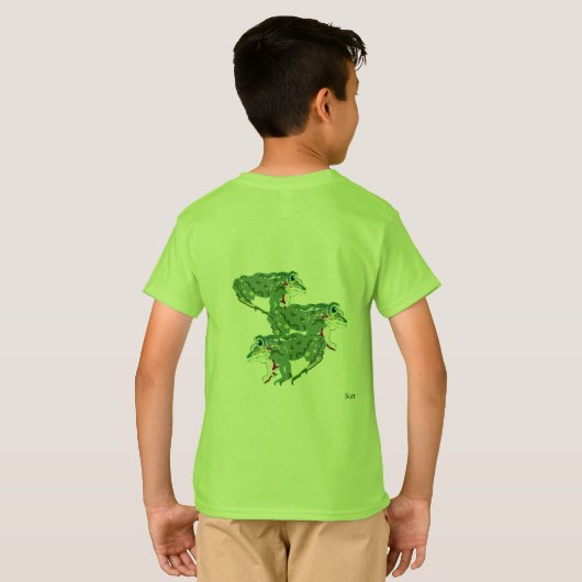 T - Shirt: Leap Frog's T-Shirt (Schwarz voll)