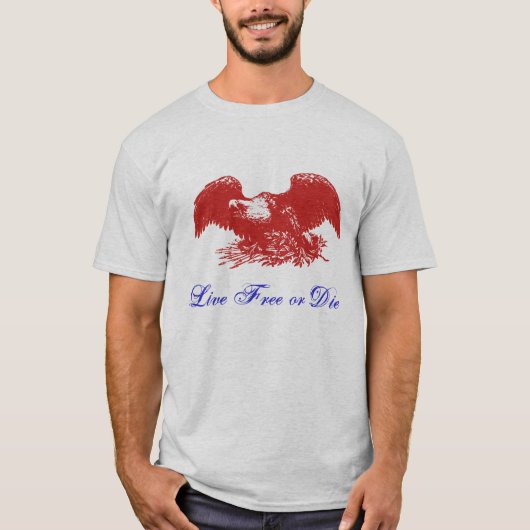 T-Shirt 'Lebe frei oder stirb' (Vorderseite)
