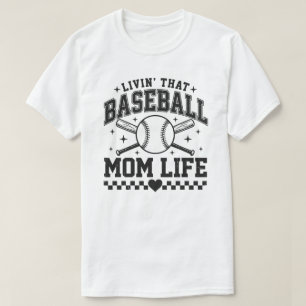 T-Shirt "Leben als Baseball-Mutter"