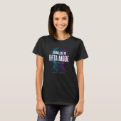T-Shirt 'Leben im Beta-Modus' (Vorne ganz)