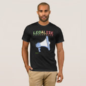 T - Shirt "LEGALIZE FREE SPEECH" (Vorne ganz)