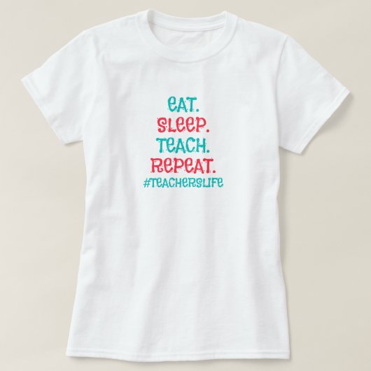 T-Shirt Lehrerleben (Design vorne)