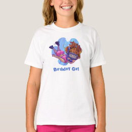 T-Shirt Leichtes Schnorcheln Geburtstagsmädchen