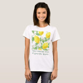 T - Shirt Lemonade/Zitronenrezeptur (Vorne ganz)