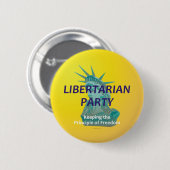 T-SHIRT Liberalist Button (Vorne & Hinten)