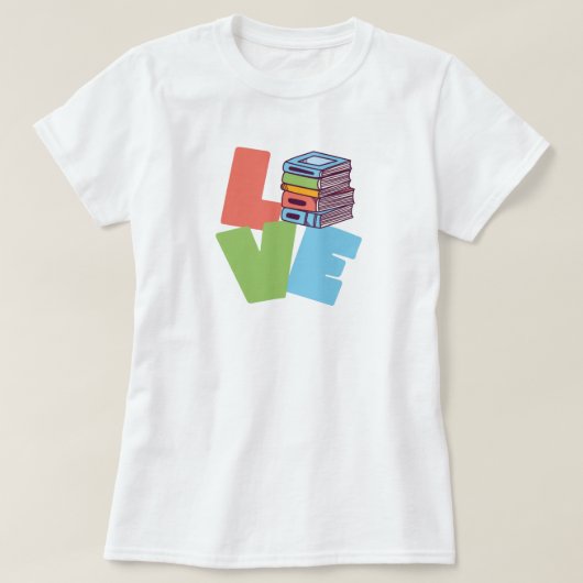 T - Shirt Liebe buchen (Design vorne)