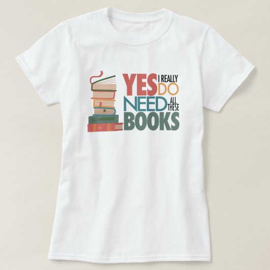 T - Shirt Liebe buchen und lesen (Design vorne)