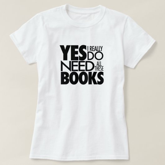 T - Shirt Liebe buchen und lesen (Design vorne)