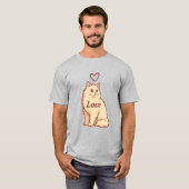T - Shirt Liebe Cat (Vorne ganz)