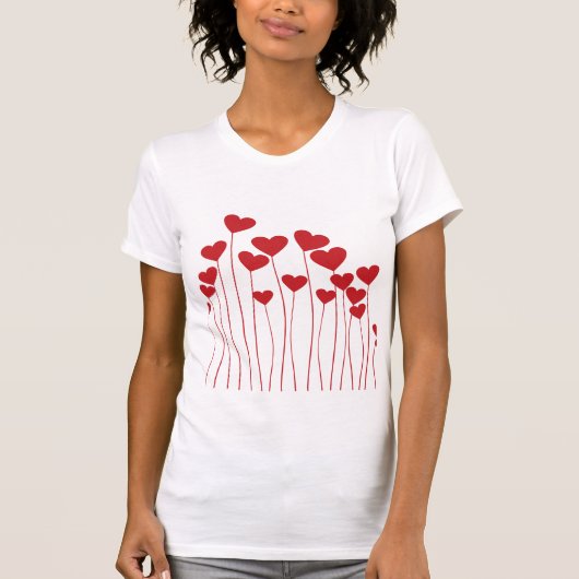 T - Shirt "Liebe Sticker Vibes" Frauen (Vorderseite)