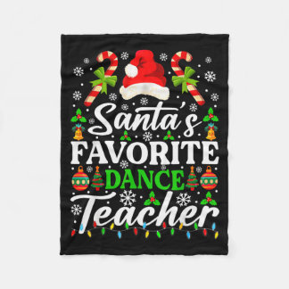 T-Shirt Lieblings-Tanzlehrer des Weihnachtsmanns L Fleecedecke