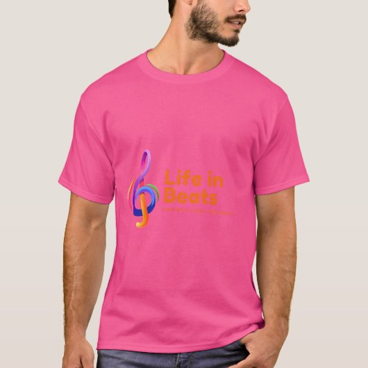 T-Shirt "Life in Beats" (Vorderseite)