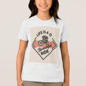 T-Shirt Life Is A Beautiful Ride Tri-Blend Shirt (Vorderseite)