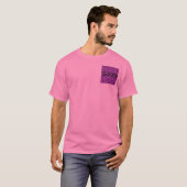 T - Shirt LILA PINK LIEBE Unisex (Vorne ganz)