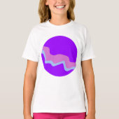 T - Shirt lila Planet Girls (Vorderseite)