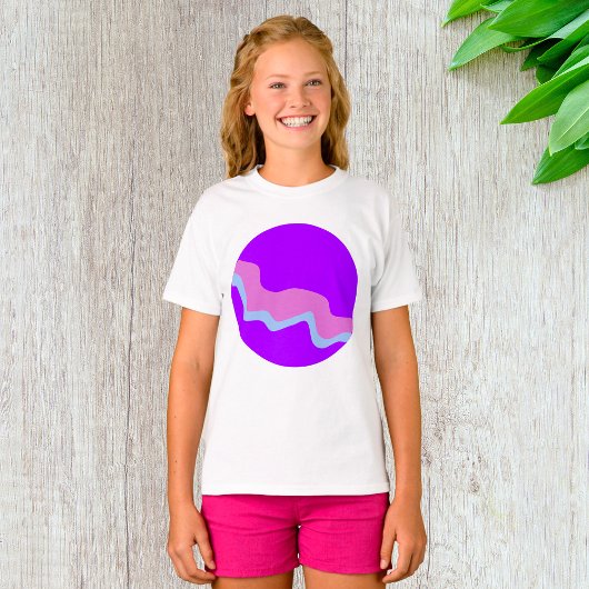 T - Shirt lila Planet Girls