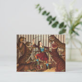 T-SHIRT Lion Queen Postkarte (Stehend Vorderseite)