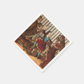 T-SHIRT Lion Queen Serviette (Ecke)