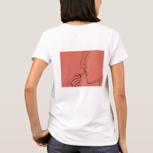 T - Shirt "Lip" Tシツ (Rückseite)
