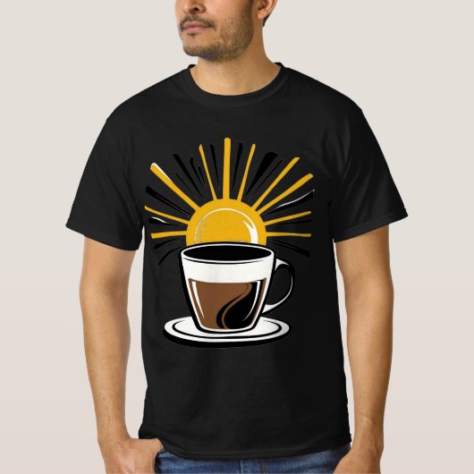 T - Shirt "Liquid Sunshine": Artistic Morning Ener (Vorderseite)