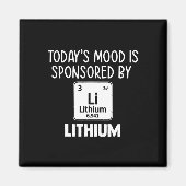 T-Shirt Lithium-Elemente für das Bewusstsein für p Magnet (Vorne)