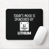 T-Shirt Lithium-Elemente für das Bewusstsein für p Mousepad (Mit Mouse)