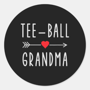T-Shirt Ll Oma Funny Gift für Ll Oma Mütter D Runder Aufkleber