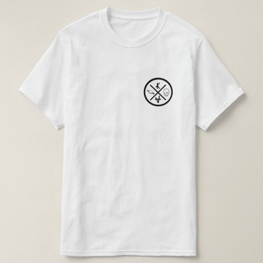 T-shirt logo et alien skateur (Design vorne)