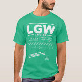 T - Shirt London Gatwick Airport LGW (Vorderseite)
