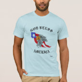 T - Shirt : Los, Amerika segne (Vorderseite)