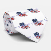 T-SHIRT Louisiana Patriot Krawatte (Gerollt)