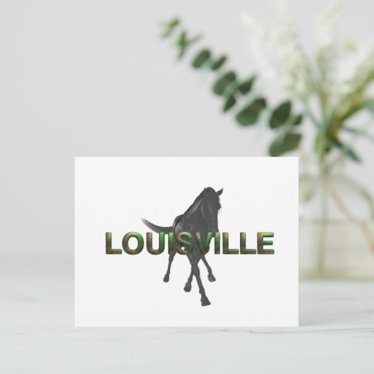 T-Shirt Louisville Postkarte (Stehend Vorderseite)