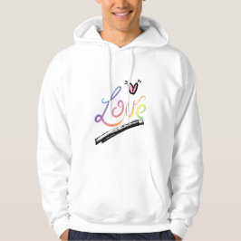 T-shirt Love Hoodie