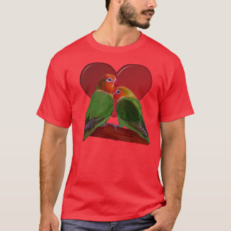 T - Shirt - Lovebirds des Valentines Tages