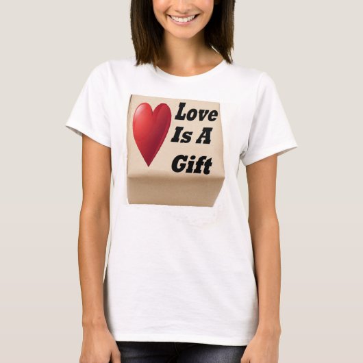 T - Shirt Lovre ist ein Geschenk (Vorderseite)