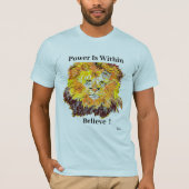 T-Shirt Löwe : Power (Vorderseite)