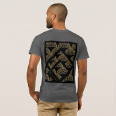 T - SHIRT LS DESIGN (Schwarz voll)