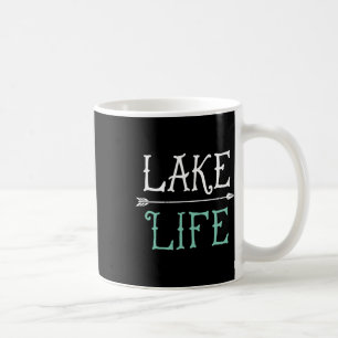 T-Shirt Lustiges Leben am See Angeln Bootfahren Se Kaffeetasse