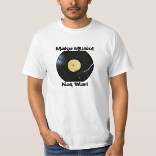 T-Shirt: Macht Musik! Nicht Krieg! T-Shirt