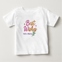 T-Shirt Mädchen mit besten Wünschen