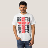 T-Shirt Man Thank you (Vorne ganz)