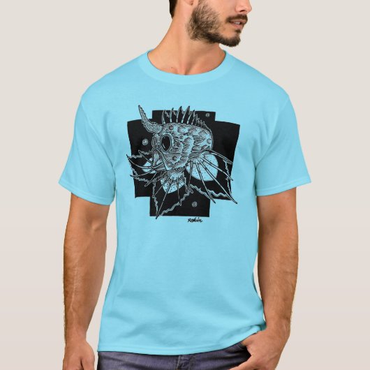 T-Shirt Mann Abyssal Fish (Vorderseite)