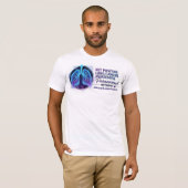 T-Shirt Männer Happy Lungs Projekt Fundraiser v3 (Vorne ganz)