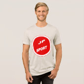 T-Shirt Mannhafer JAPAN SPORT Tri-Blend Shirt (Vorderseite voll)