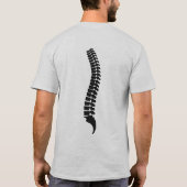 T - Shirt männlicher Chiropraktoren oder Spinalchi (Rückseite)