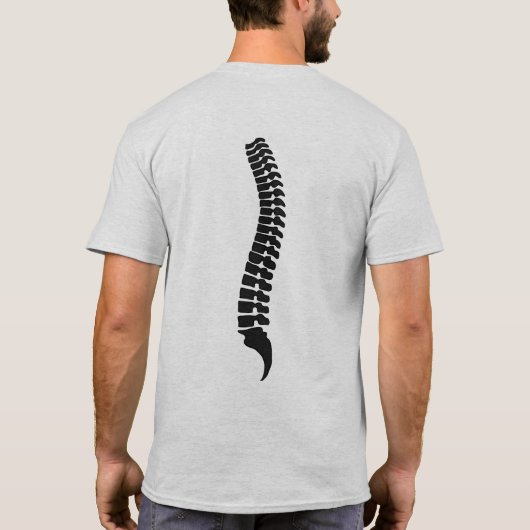 T - Shirt männlicher Chiropraktoren oder Spinalchi (Rückseite)
