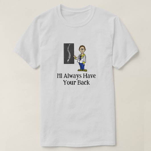 T - Shirt männlicher Chiropraktoren oder Spinalchi (Design vorne)