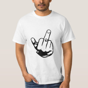 T - Shirt männlicher Mittelfinger für Männer