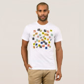 T - Shirt männlicher und weiblicher Symbole (Vorne ganz)