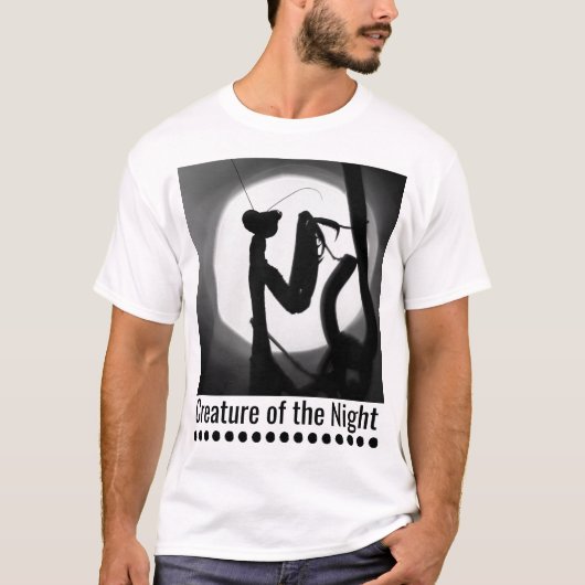T-Shirt - Mantis Creature of the Night (Vorderseite)